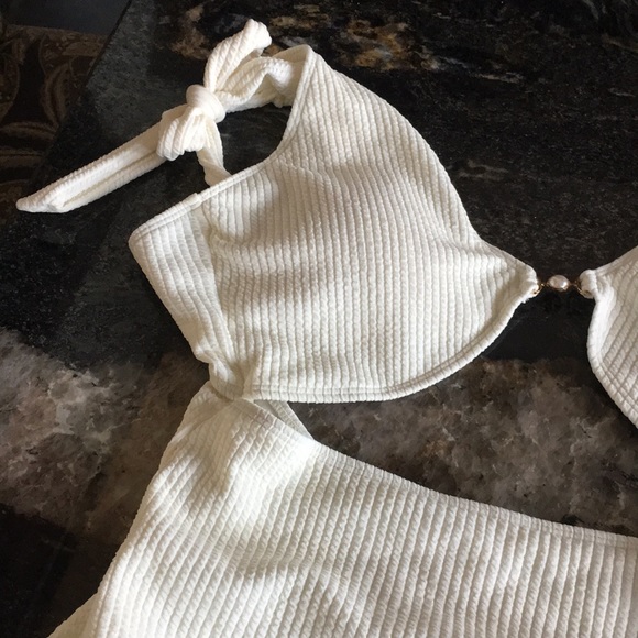 Cream Colored Swimsuit - Picture 4 of 6